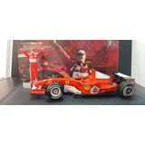 F1 Ferrari F2006 Schumacher 1/18 Hotwheels Minichamps Senna