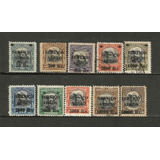 F7034 Brasil 1927 10 Selos Oficiais Com Sobrecarga Hermes