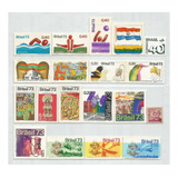 F7317 Brasil 1973 República 49 Selos Comemorativos E Blocos