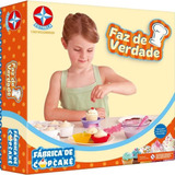 Fábrica Cupcake Faz De Verdade Maquininha Brinquedo Estrela