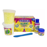 Fabrica De Slime Kimeleka Crunch Yellow Acrilex Misture Tudo