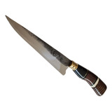 Faca Artesanal Rustica Churrasco Cabo 7 Polegada Osso Chifre