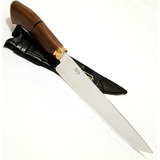 Faca Artesanal Sg Campeira Larga Premium Churrasco Aço Inox