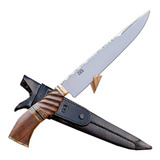 Faca Artesanal Sg Trad Grossa 5mm Gaúcha Churrasco 10 Pol