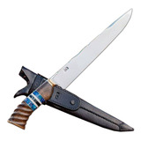 Faca Artesanal Sg Trad Grossa 5mm Gaúcha Churrasco 12 Pol
