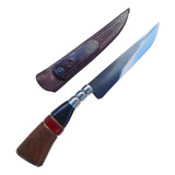 Faca Chef Artesanal Lâmina 10 Inox Cabo Osso/chifre