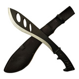 Faca Facão Tático Militar Sobrevivência Lamina Curva Kukri