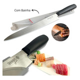 Faca Japonesa Sushi Sashimi Salmão 10'' Destro - Mundial