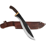 Faca Kukri Artesanal Full Tang Aço Carbono 5160 12 Polegadas