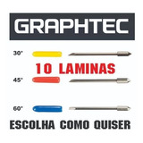 Faca Lamina P/qualquer Plotter De Recorte Graphtec Cb09 10un