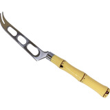 Faca P/ Queijo Aço Inox Cabo De Plástico Bambu Natural