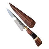 Faca Para Churrasco Artesanal Pesca 7 Polegadas Bainha Luxo