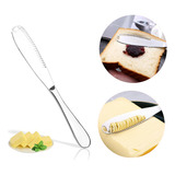 Faca Para Manteiga Pão Espátula Requeijão Geleias Inox 22cm