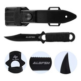 Faca Pesca Mergulho Sub Com Cinto E Bainha Albatroz Qs-m20 B