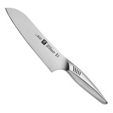 Faca Santoku De Corte Twin Fin 2 Inox Alemã Japão - Zwilling Cor Aço Alemão / Fabricado No Japão