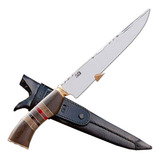 Faca Sg Artesanal Trad Grossa 5mm Gaúcha Churrasco 10 Pol