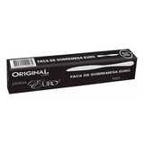 Faca Sobremesa Aço Inoxidável Linha Euro Kit Com 12 Peças Cor Cromado