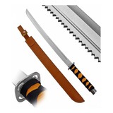Facão Katana Modern Samurai Com Fio De Corte - Bainha Couro