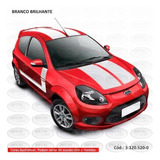 Faixa Adesiva Para Ford Ka Sport 2012 - Branco Brilhante