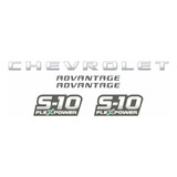 Faixa Adesivo Chevrolet S10 Advantage Flex S10kit07 2010 Cor Padrão