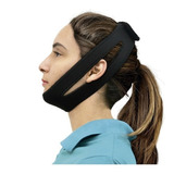 Faixa Cabeça Queixo Anti Ronco Ajustável Elástica Neoprene