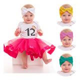 Faixa Cabelo Menina Tiara Bebê Turbante Infantil 10 Unidades