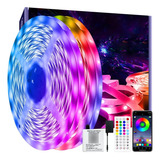 Faixa De Luz Led 20m Bluetooth Controle Remoto Rgb Colorida