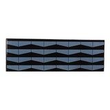 Faixa Decorativa Cerâmica Listelo Ondas Cinza 11x34 Cx/5pçs