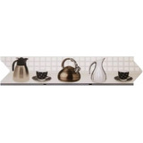 Faixa Decorativa Listelo Cerâmico Gabriela Hdl2664 Kit 08un