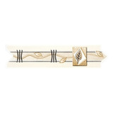 Faixa Decorativa Listelo Cerâmico Gabriella Gld2384 Kit 13un