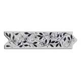 Faixa Decorativa Listelo Cerâmico Gabriella Gld2447 Kit 15un