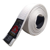 Faixa Dojô Jiu Jitsu Judo 8 Costuras Ponteira Preta A0 Ao A5