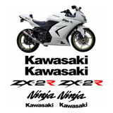 Faixa Emblema Adesivo Kawasaki Ninja 250r Zx 2r 25021 Zx2r