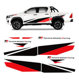 Faixa Hilux Gr Toyota Gazoo Racing 2018 2019 Adesivo Lateral