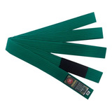 Faixa Jiu Jitsu Atama Tradicional Verde Ponta Preta