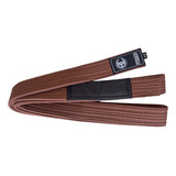 Faixa Jiu Jitsu Brazil Combat Tradicional Marrom Ponta Preta
