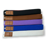 Faixa Jiu Jitsu Premium Resistente Com Ponta Preta Armor Bjj