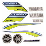 Faixa Jogo Adesivo Yamaha Fazer 150 2020 2021 Azul