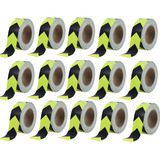 Faixa Refletiva Sinalizadora 15uni 25m Seta Fluorescente