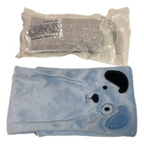 Faixa Térmica Abdominal C Ervas Bebê Alívio Cachorrinho Azul