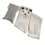 Faixa Térmica Abdominal C Ervas Para Bebê Alívio Cólica Bege
