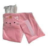 Faixa Térmica Abdominal C Ervas Para Bebê Alívio Cólica Rosa