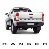 Faixa Traseira Ford Ranger 2013/ Adesivo Preto Decorativo