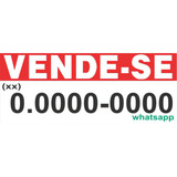Faixa Vende - Se 150x60 Cm Lona Digital Cor Modelos