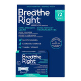 Faixas Nasais Anti Roncos Breathe Right 72 Tiras Extra Strength Para Peles Sensíveis
