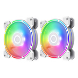 Fan Cooler Argb Gmx Fn-12rainbow-d Wt