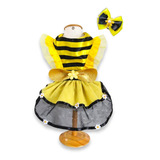 Fantasia Abelha Carnaval Pet Cachorros E Gatos Pet Shop