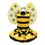 Fantasia Abelhinha Infantil Festa Carnaval Asa Tiara Varinha