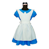 Fantasia Alice Vestido Azul Infanto-juvenil