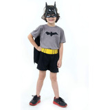 Fantasia Batman Infantil Curto Sulamericana Original Tam G